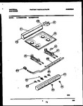 Diagram for 02 - Backguard, Cooktop And Burner Parts