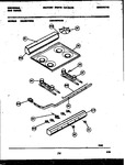 Diagram for 02 - Backguard, Cooktop And Burner Parts