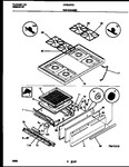 Diagram for 05 - Cooktop And Broiler Drawer Parts