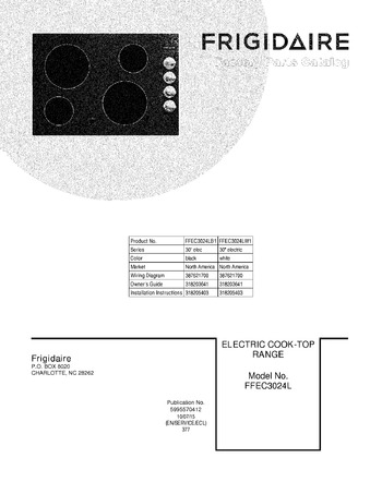 Diagram for FFEC3024LB1
