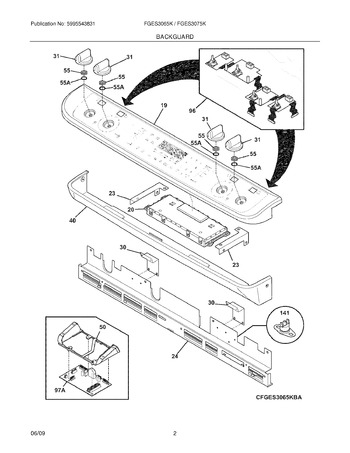 Diagram for FGES3075KWA