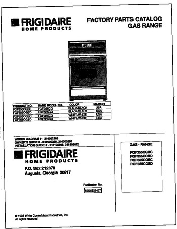 Diagram for FGF355CGSD