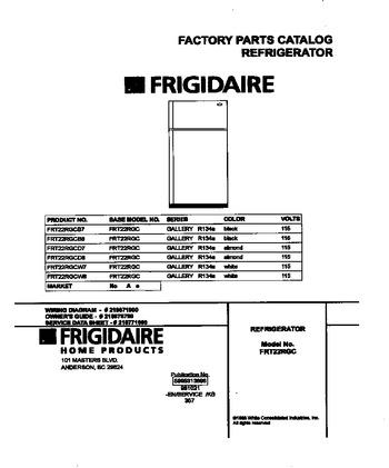 Diagram for FRT22RGCB7