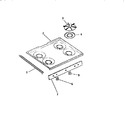 Diagram for 13 - Cooktop, Knobs