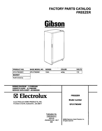 Diagram for GFU17M3AW1