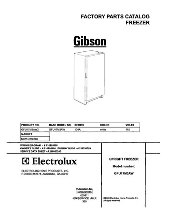 Diagram for GFU17M3AW2