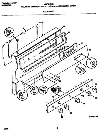Diagram for MGF326WGTD