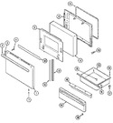 Diagram for 03 - Door/drawer (3458kvx)