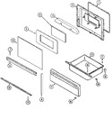 Diagram for 02 - Door/drawer (3527xux Series 28)