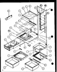 Diagram for 13 - Ref Shelving And Drawers
