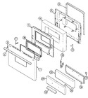 Diagram for 02 - Door/drawer (61s14wax)