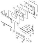 Diagram for 02 - Door/drawer (6551xux)