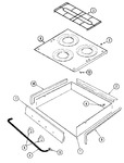 Diagram for 02 - Main Top & Burner Box Assembly