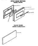 Diagram for 04 - Oven Door And False Panel