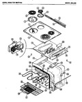 Diagram for 03 - Oven Cook Top Section