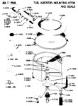 Diagram for 04 - Tub, Agitator, Mounting Stem & Seal
