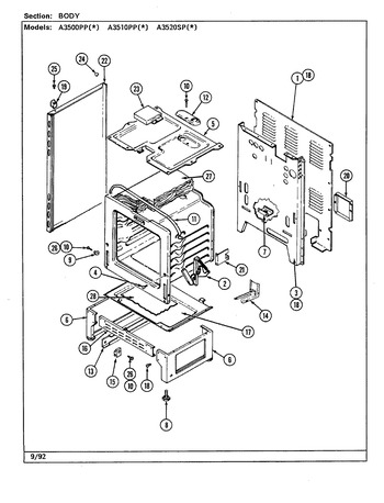 Diagram for A3510PPW