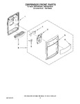 Diagram for 05 - Dispenser Front Parts