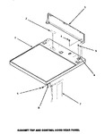 Diagram for 02 - Cabinet Top & Control Hood Rear Panel