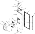 Diagram for 08 - Left Refrigerator Door (ice & Water)