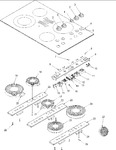 Diagram for 01 - Cooktop Assembly