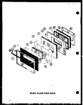 Diagram for 01 - Black Glass Oven Door