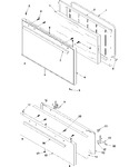 Diagram for 04 - Oven Door And Broiler Door