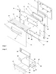 Diagram for 04 - Oven Door And Storage