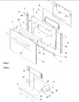 Diagram for 04 - Oven Door And Storage