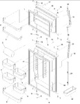 Diagram for 02 - Door Assy, Handles & Shelves