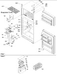Diagram for 03 - Door Hinges, Freezer Shelf & Accessories