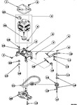 Diagram for 15 - Motor, Mtg Brkt, Belt, Pump & Idler Assy