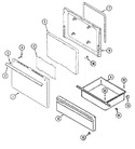 Diagram for 04 - Door/drawer (ce3500ppx)