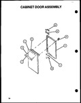 Diagram for 02 - Cabinet Door Assy