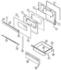 Diagram for 03 - Door/drawer (series 10)