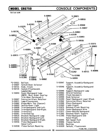 Diagram for LCRG750