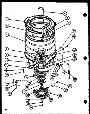 Diagram for LWD353W (BOM: P1122919W W)