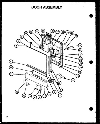 Diagram for DDW650B (BOM: P1139736N B)