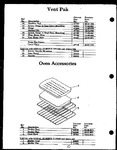 Diagram for 02 - Oven Accessories