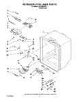 Diagram for 03 - Refrigerator Liner Parts