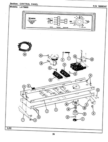 Diagram for LAT9600AAW