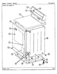 Diagram for 02 - Cabinet-front (lde7500acm,adm) & (ldg)