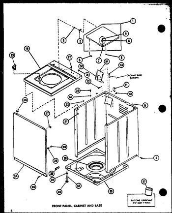 Diagram for LWD962 (BOM: P7804724W W)