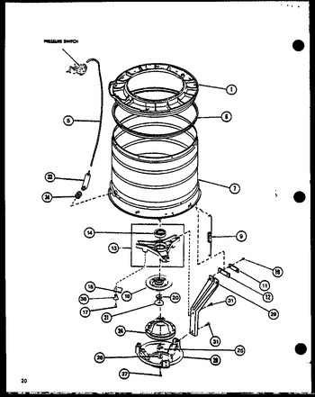 Diagram for LWD973W (BOM: P1122803W W)