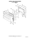 Diagram for 03 - Upper Oven Door Parts
