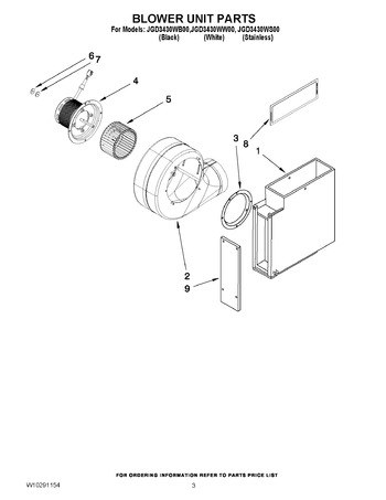 Diagram for JGD3430WS00