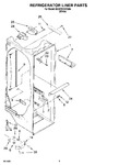 Diagram for 02 - Refrigerator Liner Parts