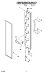 Diagram for 05 - Freezer Door Parts