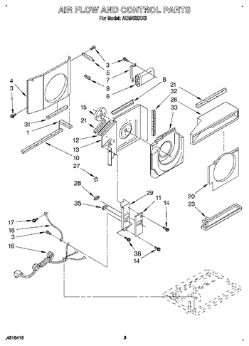 Diagram for ACM492XX3
