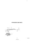 Diagram for 03 - Oven Door Lock